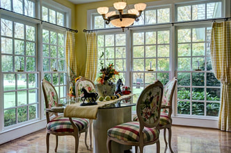 Picture of sunroom dining